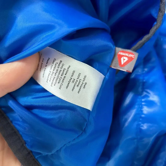 Talbots Blue Quilted Puffer Vest Women’s 1X Sleeveless Full Zip Transitional - Picture 10 of 10